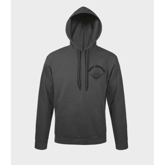Sweater met hart logo Luchtlandingstroepen - Antracietgrijs - Army Design by Summit Outdoor