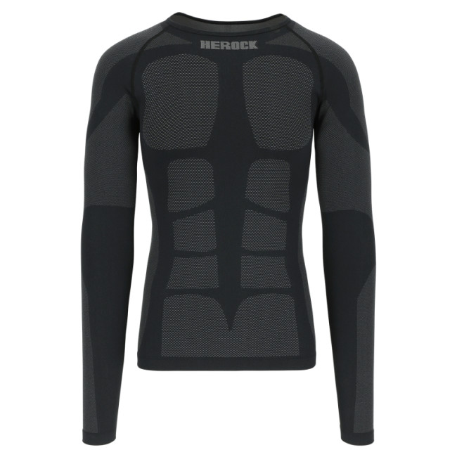Nikos Thermal T-shirt lange mouwen Zwart - Herock