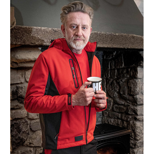 Trystan Softshell-Jacke Rot - Herock