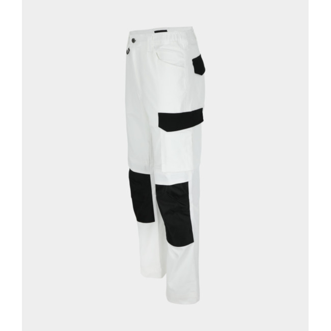 Pantalon de travail Dero blanc/noir - Herock