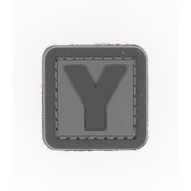 Patch 3D en PVC lettre Y - 101 Inc