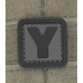 Patch 3D en PVC lettre Y - 101 Inc