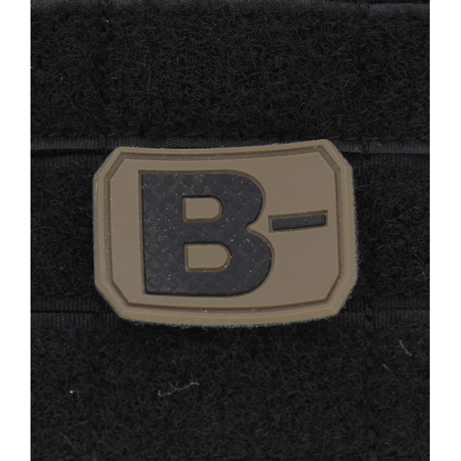 3D Patch bloedgroep B- Coyote - Miltec