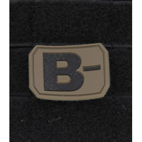 Patch 3D de groupe sanguin B- Coyote - Miltec