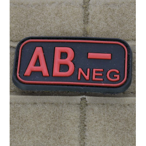Patch bloedgroep AB- Rood - JTG