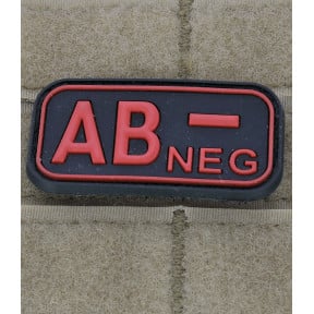 Patch groupe sanguin AB- Rouge - JTG