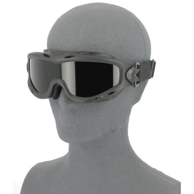 Ballistischer Schutzhelm Spear schwarz mit getönten/klaren/orangefarbenen Visieren - Wiley X
