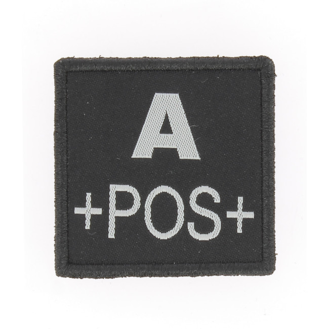 Patch A+ de groupe sanguin Noir- A10 Equipment