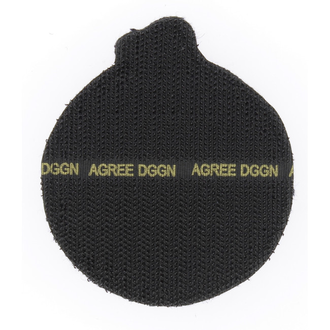 Klett-Patch Motorradpolizei Gendarmerie niedrige Sichtbarkeit Schwarz - DMB Products
