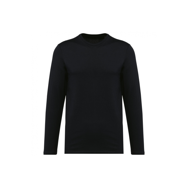 T-shirt Supima ronde hals lange mouwen - Kariban