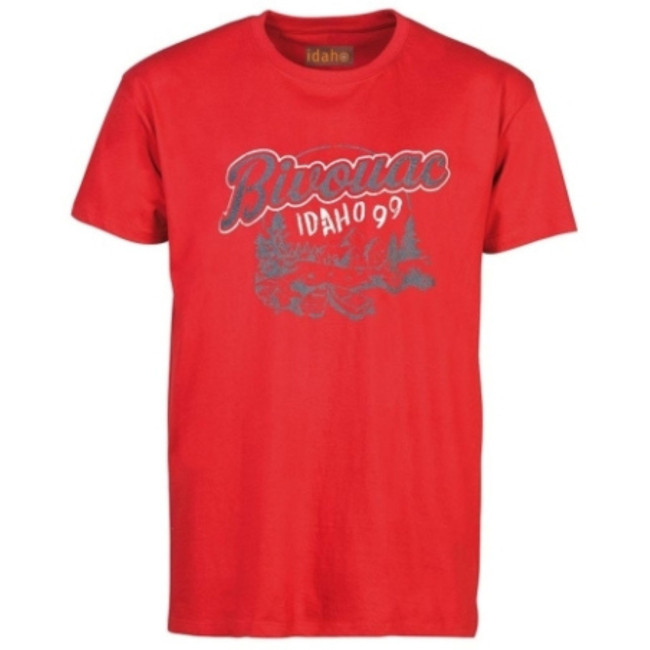 T-shirt Bivouac Czerwony - Idaho