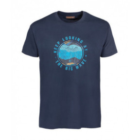 T-shirt Big Wave Granatowy - Idaho