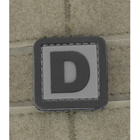 3D PVC-Patch Buchstabe D - 101 Inc