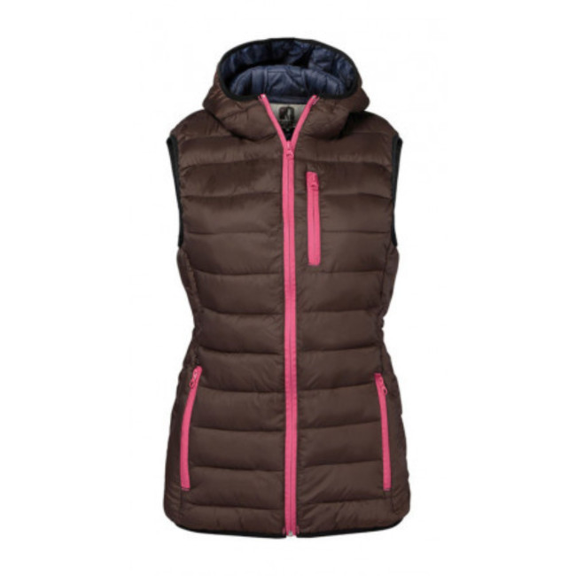 Gilet matelassé Trekking femme Marron - Percussion
