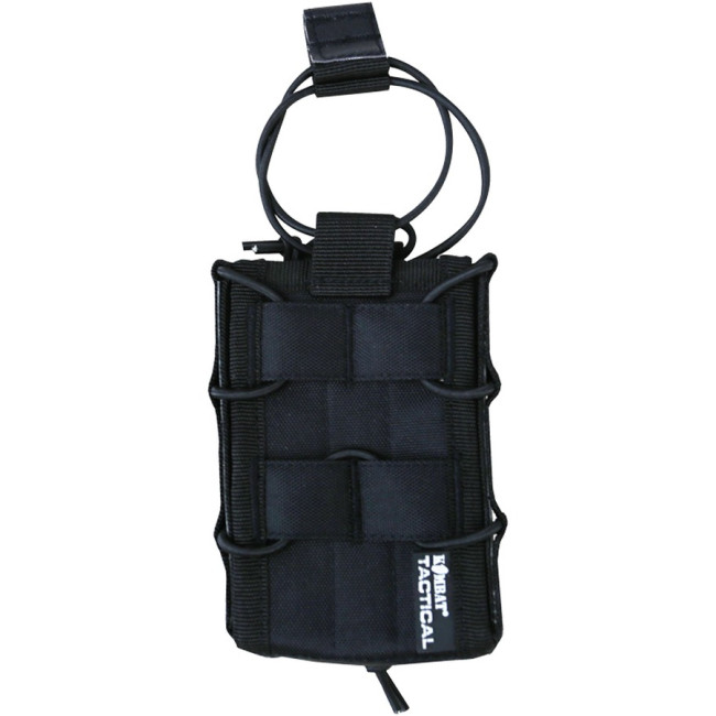 Pojedynczy uchwyt na magazynek delta Czarny - Kombat Tactical