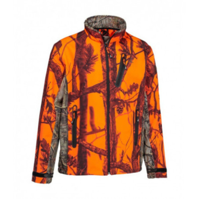 Kinder jacht softshell jas Ghostcamo Blaze&Black - Percussion