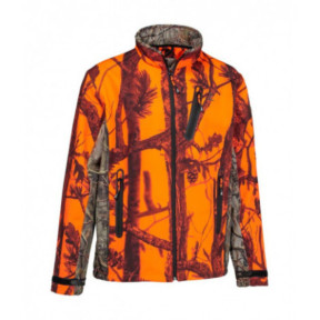 Dziecięca kurtka myśliwska softshell Ghostcamo Blaze&Black - Percussion