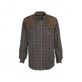 Chemise chasse Sologne Marron - Percussion