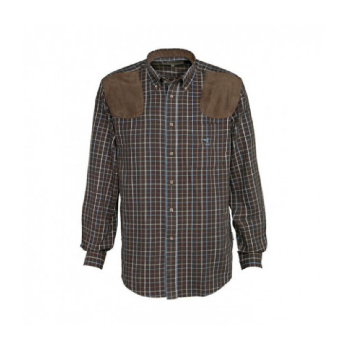 Chemise de chasse LMA Caribou Marron - Chemises de chasse | Made in Chasse