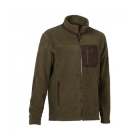 Blouson polaire brodé Chasse Kaki - Percussion
