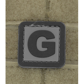 3D PVC patch letter G - 101 Inc