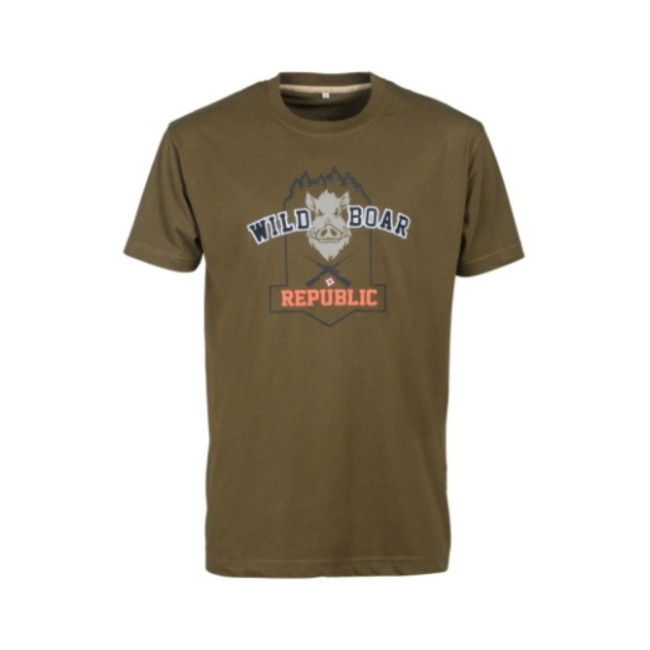 T-shirt Wild Boar Republic II Kaki - Percussion