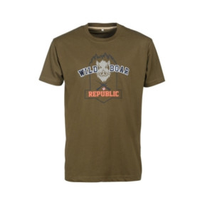 Tee-shirt Wild Boar Republic II Kaki - Percussion