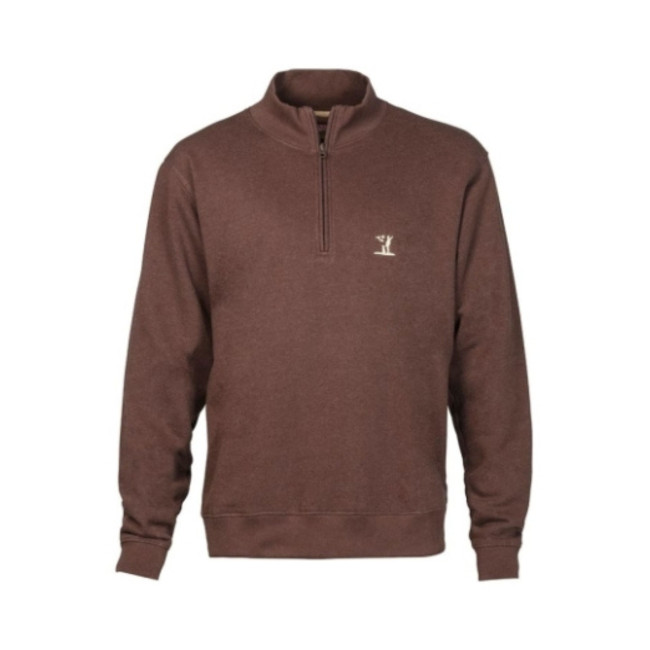Sweat col montant Marron - Percussion