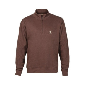 Sweat col montant Marron - Percussion