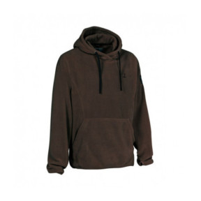 Fleece-Kapuzenpullover Braun - Percussion