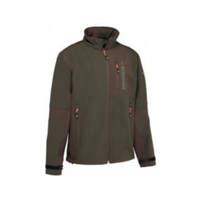 Blouson chasse softshell Kaki /Marron - Percussion
