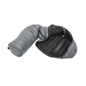 Ultraleichter Schlafsack D 400 Grau/Schwarz - Carinthia