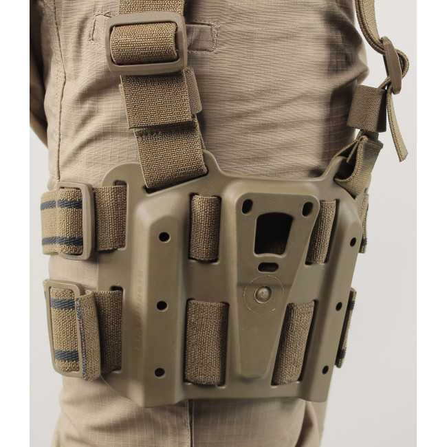 Plaque de cuisse tactique plate-forme coyote - Blackhawk