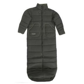 Veste d'affût et protège-pieds en fourrure synthétique Olive - Carinthia