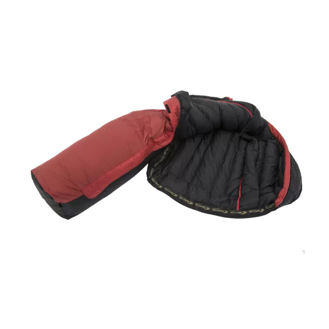Schlafsack D 1200x Speziell für extreme Kälte Rot/Schwarz - Carinthia