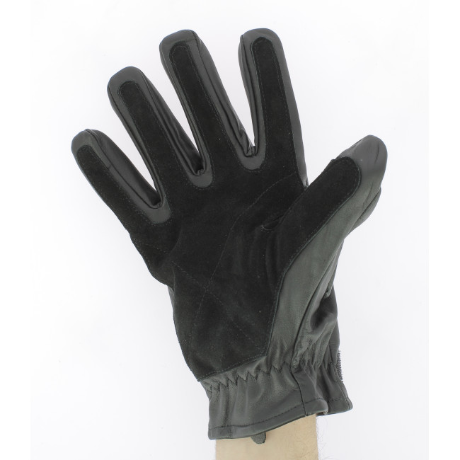 Gants d'intervention cuir Noir - CityGuard