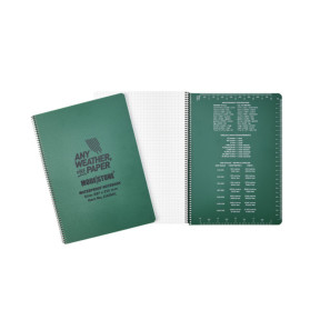 Allwetter-Notizbuch 100 Seiten 210 x 297 cm olivgrün - Modestone