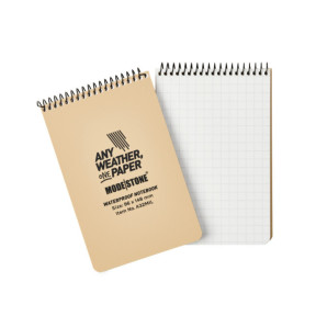 Carnet tout-temps 100 pages 96 x 148 cm tan - Modestone