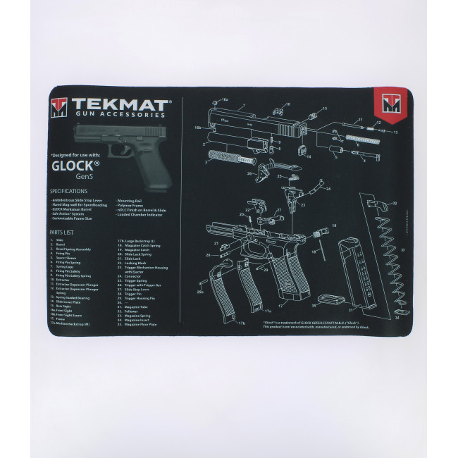 Zerlegungsmatte für Glock Gen5 - Tekmat