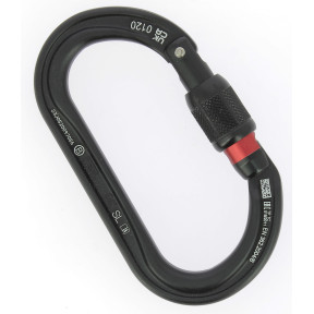 Symmetrische karabijnhaak met OK Screw-Lock vergrendeling - Petzl