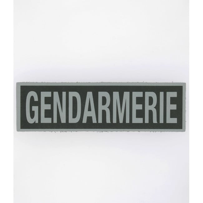 Bandeau Gendarmerie inversé 4,5 x 15,5 cm - Patrol Equipement