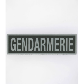 Bandeau Gendarmerie inversé 4,5 x 15,5 cm - Patrol Equipement
