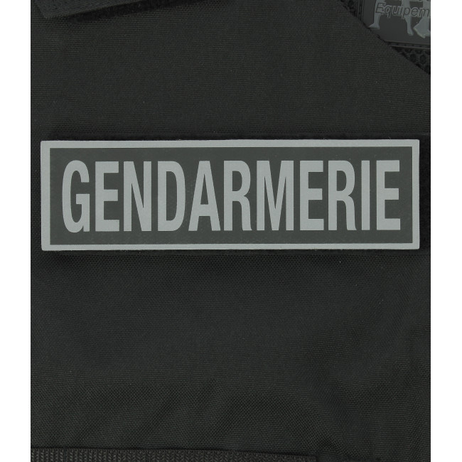 Bandeau Gendarmerie inversé 4,5 x 15,5 cm - Patrol Equipement