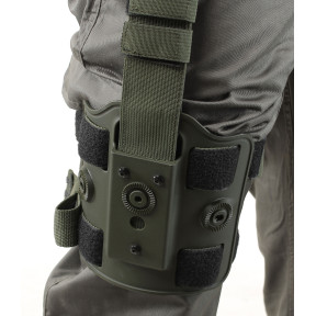 Plaque de cuisse tactique vert olive - Cytac