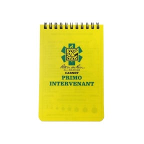 Calepin secourisme primo-intervenant, 10,1 x 15,2cm, 100 pages, spirale horizontale - Rite in the rain