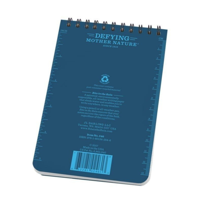Notizbuch 4 x 6 blau - Rite in the rain