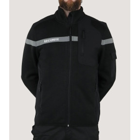 Micro-fleece vest Beveiliging NEVADA - Zwart - Force Series