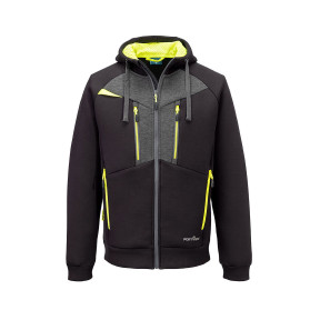 Sweat à capuche zippé DX4Noir - Portwest