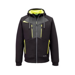 Bluza z kapturem i zamkiem DX4 Czarna - Portwest