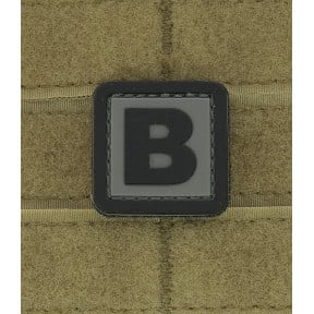 3D PVC-Patch Buchstabe B - 101 Inc